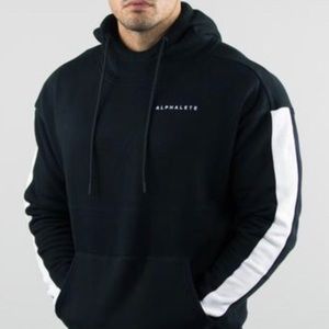 Men’s Alphalete striped hoodie